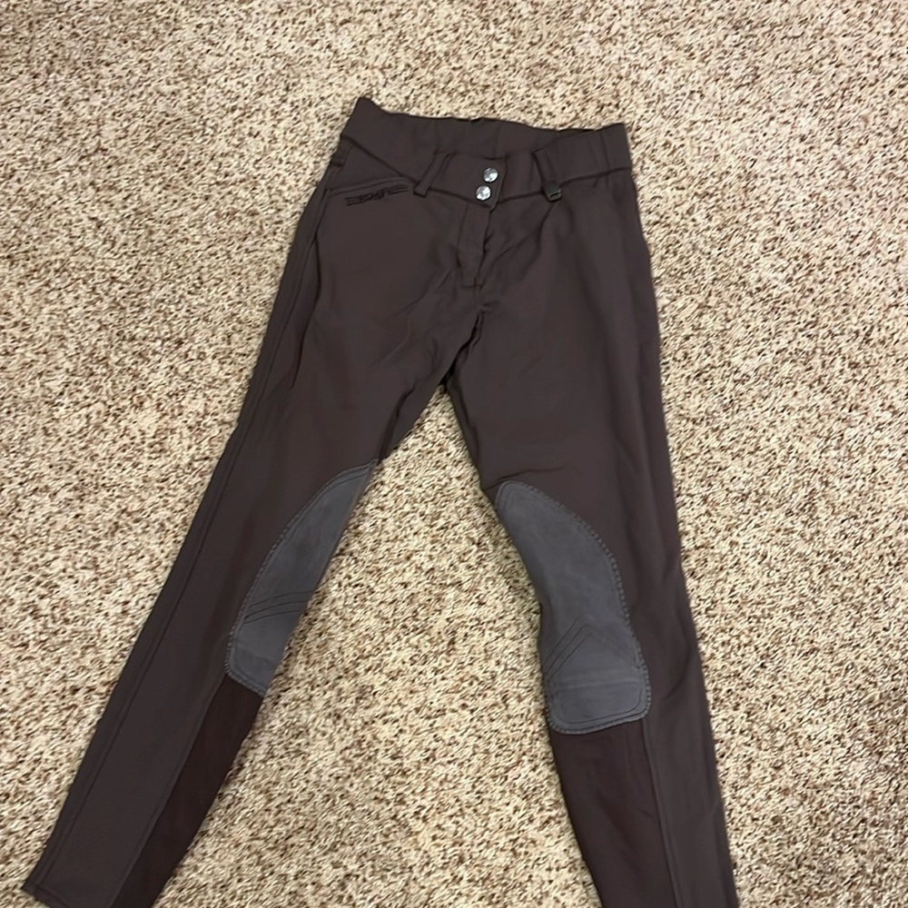 24r women’s romph riding pants brown little use